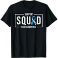 thumbnail image 1 of Support Squad Blue T1D Type 1 Diabetes Awareness Month T-Shirt, 1 of 3