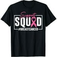 thumbnail image 1 of Support Squad Breast Cancer Awareness Pink Ribbon T-Shirt, 1 of 5