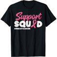thumbnail image 1 of Support Squad Breast Cancer Awareness Ribbon Men Women T-Shirt, 1 of 3