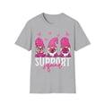 thumbnail image 1 of Support Squad Breast Cancer - Gnome Support Squad Graphic Unisex T-Shirt, 1 of 4