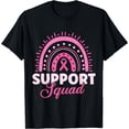 thumbnail image 1 of Support Squad Breast Cancer Warrior T-Shirt Black Small, 1 of 4