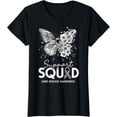 thumbnail image 1 of Support Squad Butterfly Zebra Ribbon Rare Disease Awareness T-Shirt, 1 of 4