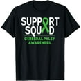 thumbnail image 1 of Support Squad Cerebral Palsy Awareness Month CP Green Ribbon T-Shirt, 1 of 2