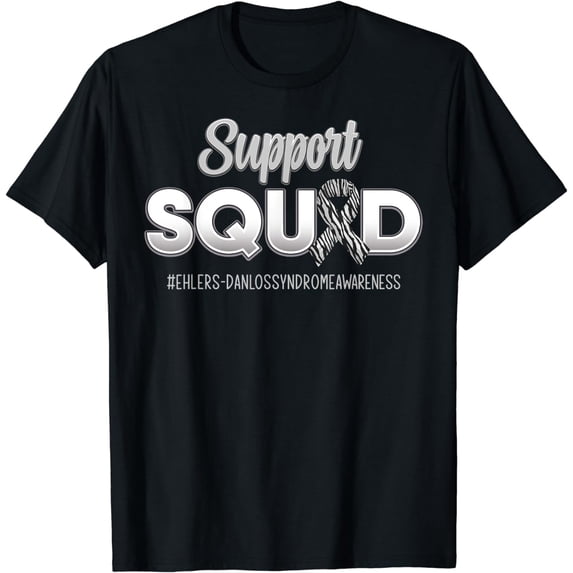Support Squad Ehlers-Danlos Syndrome EDS Awareness Men Women T-Shirt