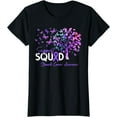 thumbnail image 1 of Support Squad Fall Tree Periwinkle Ribbon Stomach Cancer T-Shirt, 1 of 4