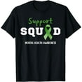 thumbnail image 1 of Support Squad Mental Health Awareness Funny Green Ribbon T-Shirt, 1 of 4
