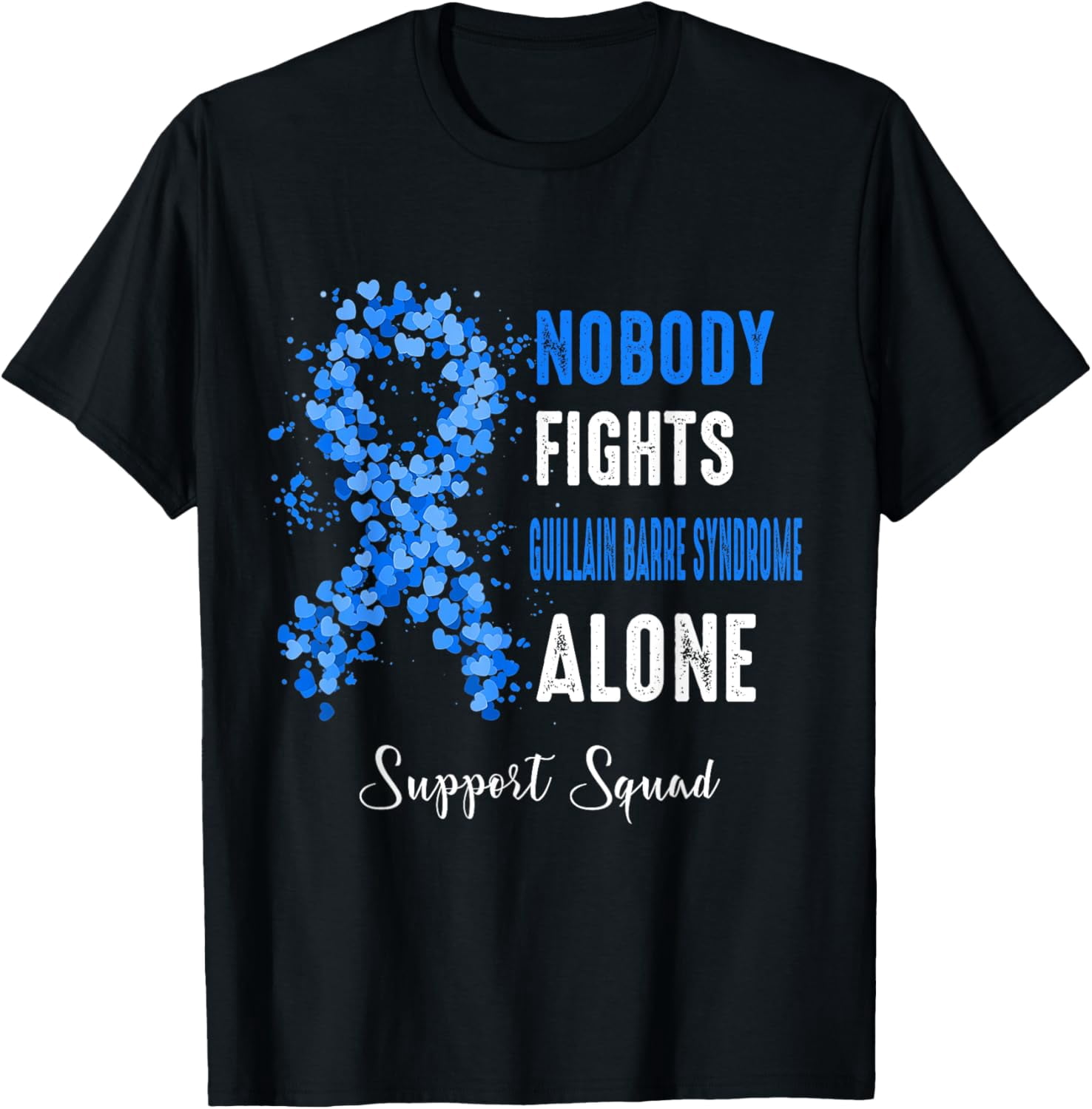 Guillain-Barré Syndrome Awareness Stickers - 3 Pack, Blue Ribbon Design, Waterproof & Durable
