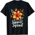 thumbnail image 1 of Support Squad Orange Ribbon Leukemia Blood Cancer Awareness T-Shirt, 1 of 4