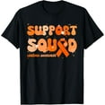thumbnail image 1 of Support Squad Orange Ribbon Leukemia Blood Cancer Awareness T-Shirt, 1 of 4