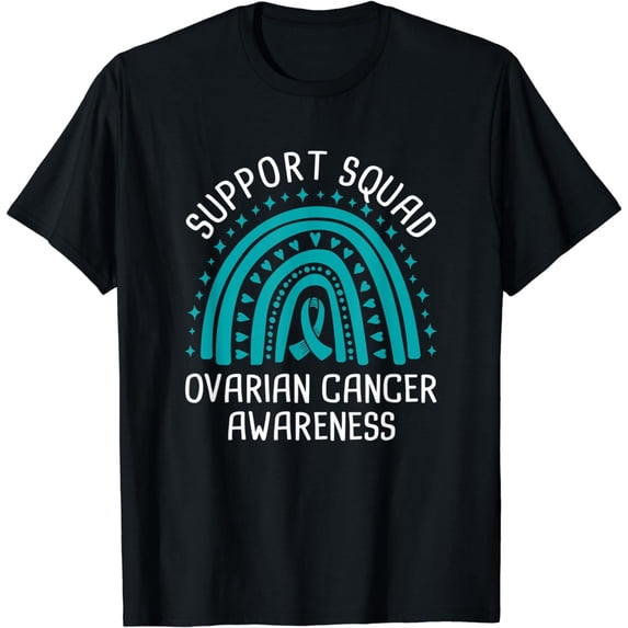 Support Squad Ovarian Cancer Awareness T-Shirt
