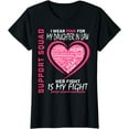 thumbnail image 1 of Support Squad Pink Daughter In Law Breast Cancer Awareness T-Shirt, 1 of 4