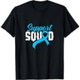 thumbnail image 1 of Support Squad Prostate Cancer Awareness Light Blue Ribbon T-Shirt, 1 of 2