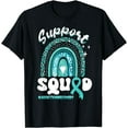 thumbnail image 1 of Support Squad Rainbow Leopard Addiction Recovery Awareness T-Shirt, 1 of 4