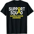 thumbnail image 1 of Support Squad Sarcoma Cancer Awareness Yellow Ribbon Team T-Shirt, 1 of 7