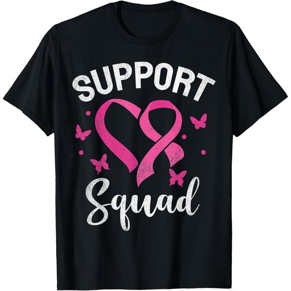 Support Squad Shirt Breast Cancer Awareness T-Shirt