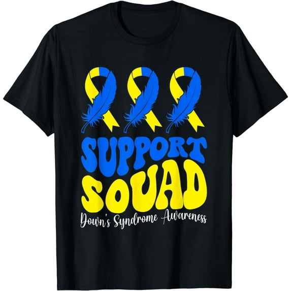 Support Squad T21 World Down's Syndrome Awareness Day T-Shirt