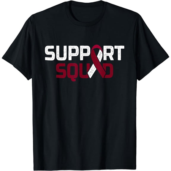 Support Squad - Throat Oral Head & Neck Cancer Awareness T-Shirt