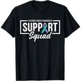 thumbnail image 1 of Support Squad Thyroid Cancer Awareness Ribbon Family T-Shirt, 1 of 3