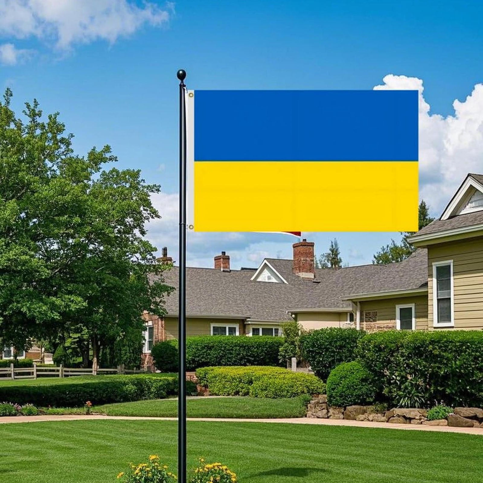 Ukraine Flag Garden Flags Sunflower Patriot Patriotic