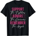 thumbnail image 1 of Support The Fighters Breast Cancer Awareness Month Support T-Shirt, 1 of 4