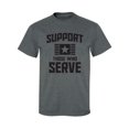 thumbnail image 1 of Support Those Who Serve Adult Short Sleeve T-shirt, 1 of 4