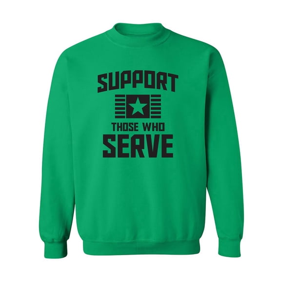 Support Those Who Serve Crewneck Sweatshirt