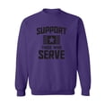 thumbnail image 1 of Support Those Who Serve Crewneck Sweatshirt, 1 of 3