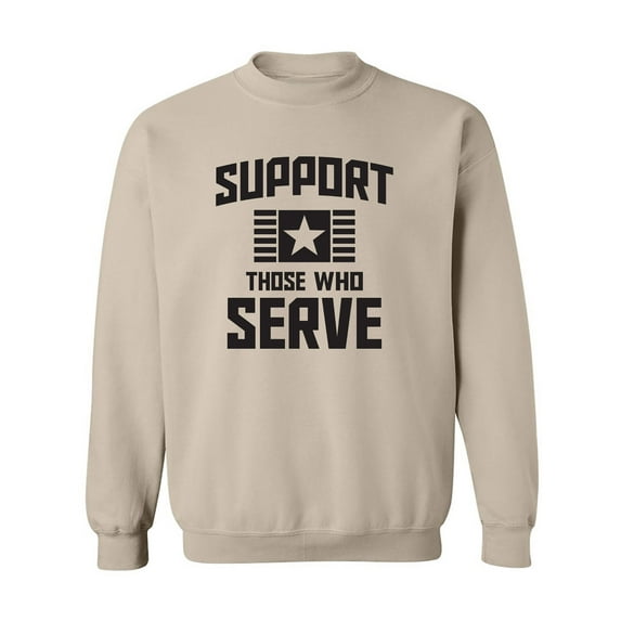 Support Those Who Serve Crewneck Sweatshirt