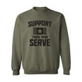 thumbnail image 1 of Support Those Who Serve Crewneck Sweatshirt, 1 of 3
