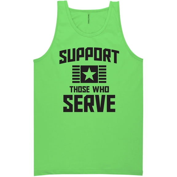Support Those Who Serve Neon Tank Top