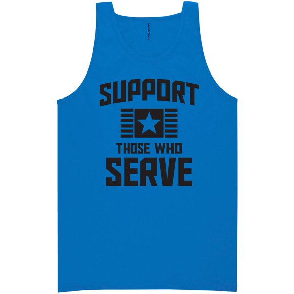 Support Those Who Serve Neon Tank Top