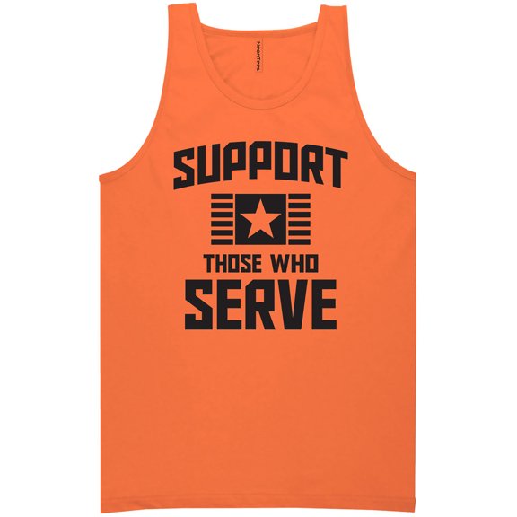 Support Those Who Serve Neon Tank Top