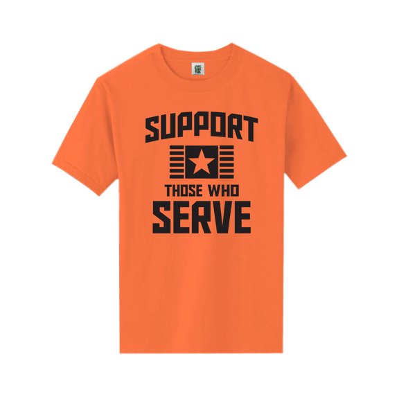 Support Those Who Serve Short Sleeve Neon T-Shirt