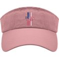 Support Trump 202445 47 Trump 2024 American Flag Caps Sun Visor Hat