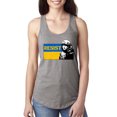 thumbnail image 1 of Support Ukrainian Flag Zelensky RESIST Ladies Racerback Tank Top, Heather Grey, X-Large, 1 of 4