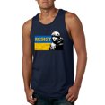 thumbnail image 1 of Support Ukrainian Flag Zelensky RESIST Mens Graphic Tank Top, Navy, X-Large, 1 of 4