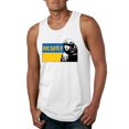 thumbnail image 1 of Support Ukrainian Flag Zelensky RESIST Mens Graphic Tank Top, White, X-Large, 1 of 4