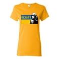 thumbnail image 1 of Support Ukrainian Flag Zelensky RESIST Womens Graphic T-Shirt, Gold, Large, 1 of 4