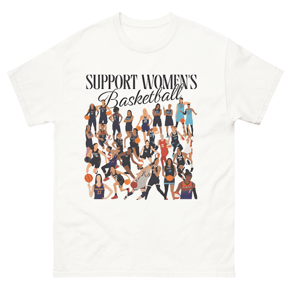 Support Womens Basketball WNBA Athlete Sport Gift Unisex T-Shirt V1130328, up to size 5XL