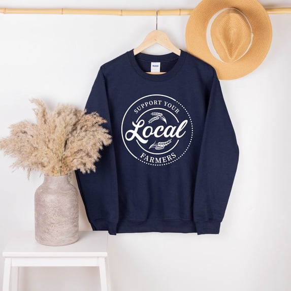 Support Your Local Farmers Sweatshirt, Farmer Gift, Farm Sweatshirt Farmer Hooded Sweat, Country Hoodie, Animal Sweatshirt, Farm Trip Hoodie