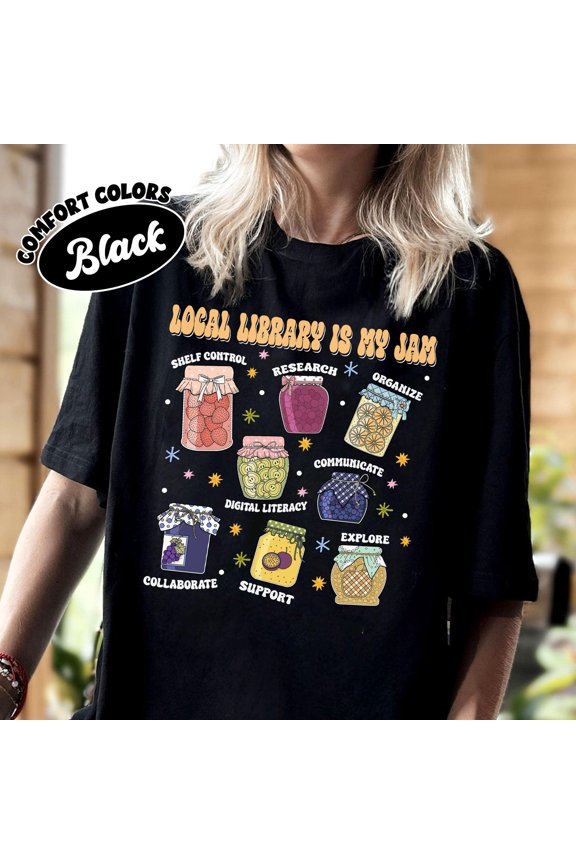 Support Your Local Library Shirt Librarian Apparel Book Lover Gift Reading Tee Protect Loc