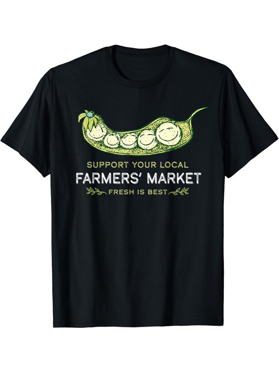 Support Your Local Outdoor Farmers' Market Graphic T-Shirt Size S-5XL