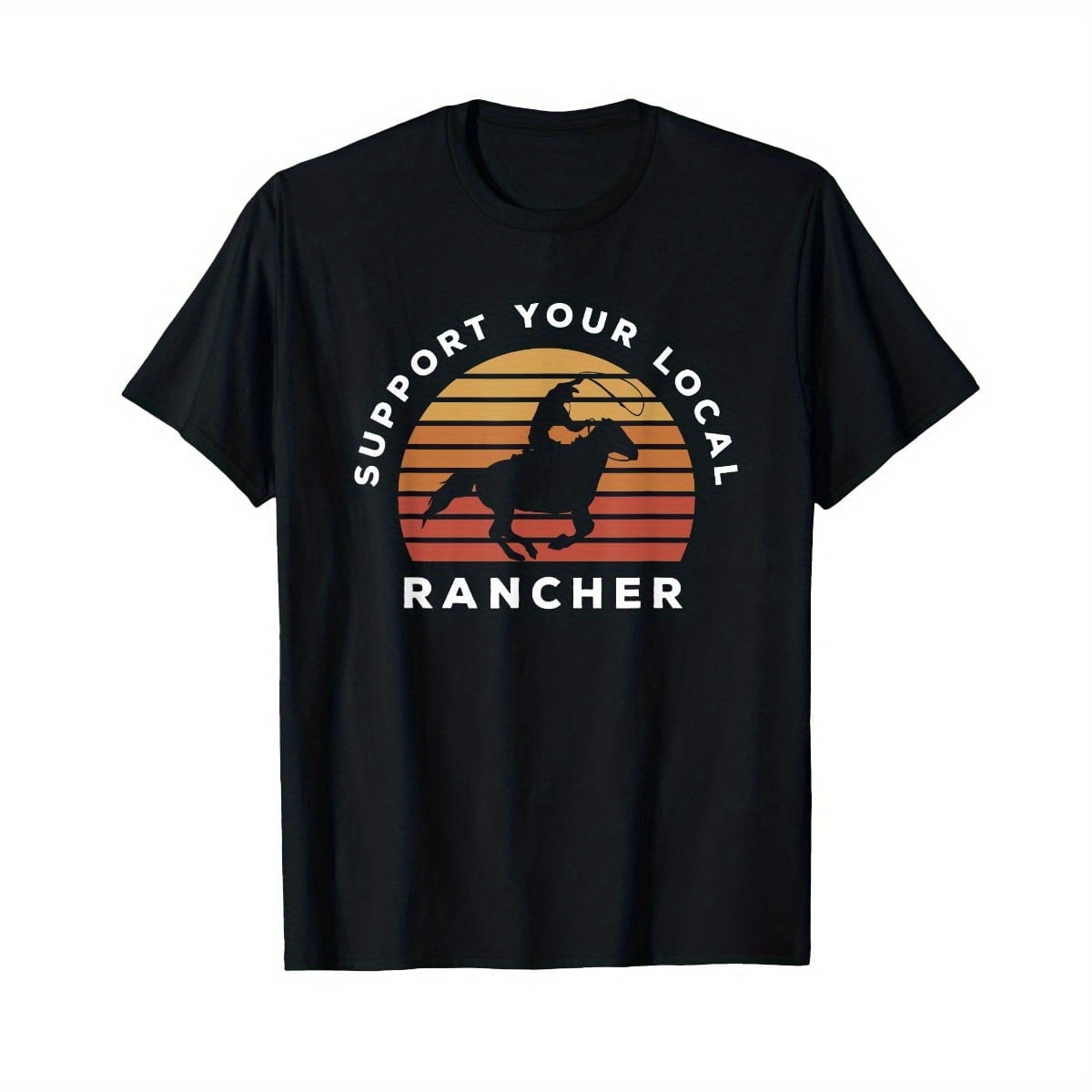 Support Your Local Ranchers - Cattle Ranch T-Shirt - Walmart.com