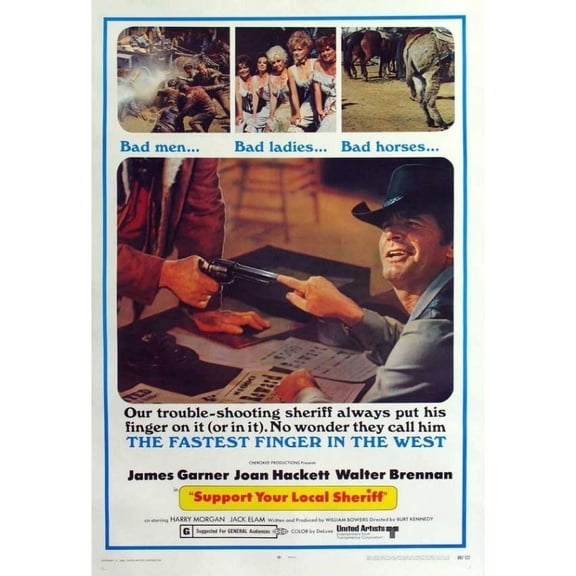 Support Your Local Sheriff Movie Poster (11 x 17)