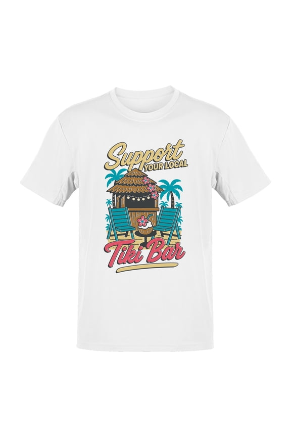Support Your Local Tiki Bar Men's T-shirt