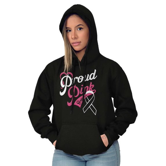 Supporter Breast Cancer Awareness BCA Hoodie Sweatshirt Women Brisco Brands S