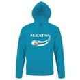 thumbnail image 1 of Supportershop ARHOOBL-M Argentina Aqua Blue Hooded Mens Sweatshirt - Medium, 1 of 1