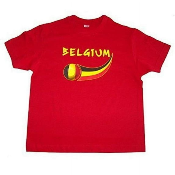 Supportershop BERD-L Belgium Mens Red Fan T-shirt, Large