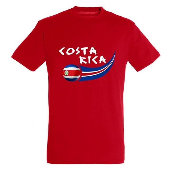 Supportershop CRRD-M Costa Rica Red Mens T-shirt, Medium
