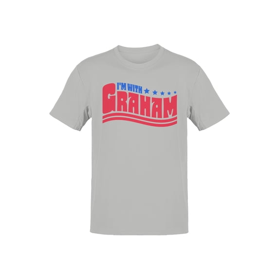 Supporting Graham Patriotic Design Men's T-shirt